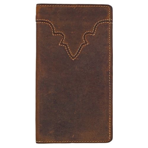 Pinto Ranch Trifold Ostrich Western Wallet