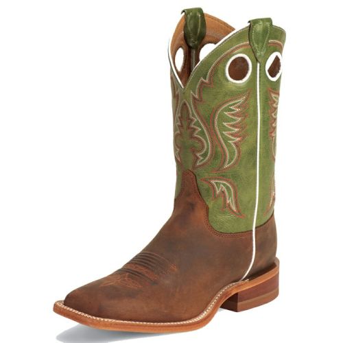 Men's Plain Leather Western Cowboy Boots