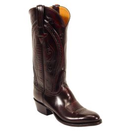 Lucchese black cherry boots clearance