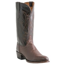 Lucchese M1602 Men s Cigar Smooth Ostrich Medium Round Toe Cowboy Boots
