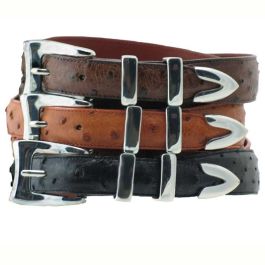 Full Quill Ostrich Handmade Belts