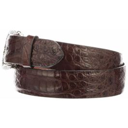 Lucchese Men's Sienna Full Quill Ostrich Leather Belt