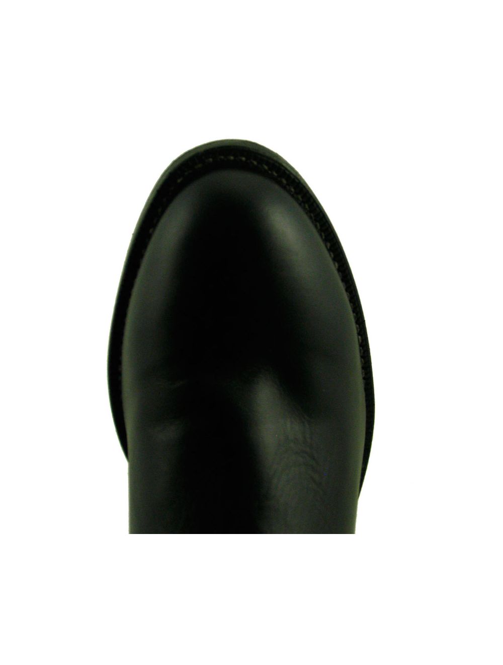 JUSTIN MEN'S ROYAL BLACK COWHIDE ROUND TOE 3233