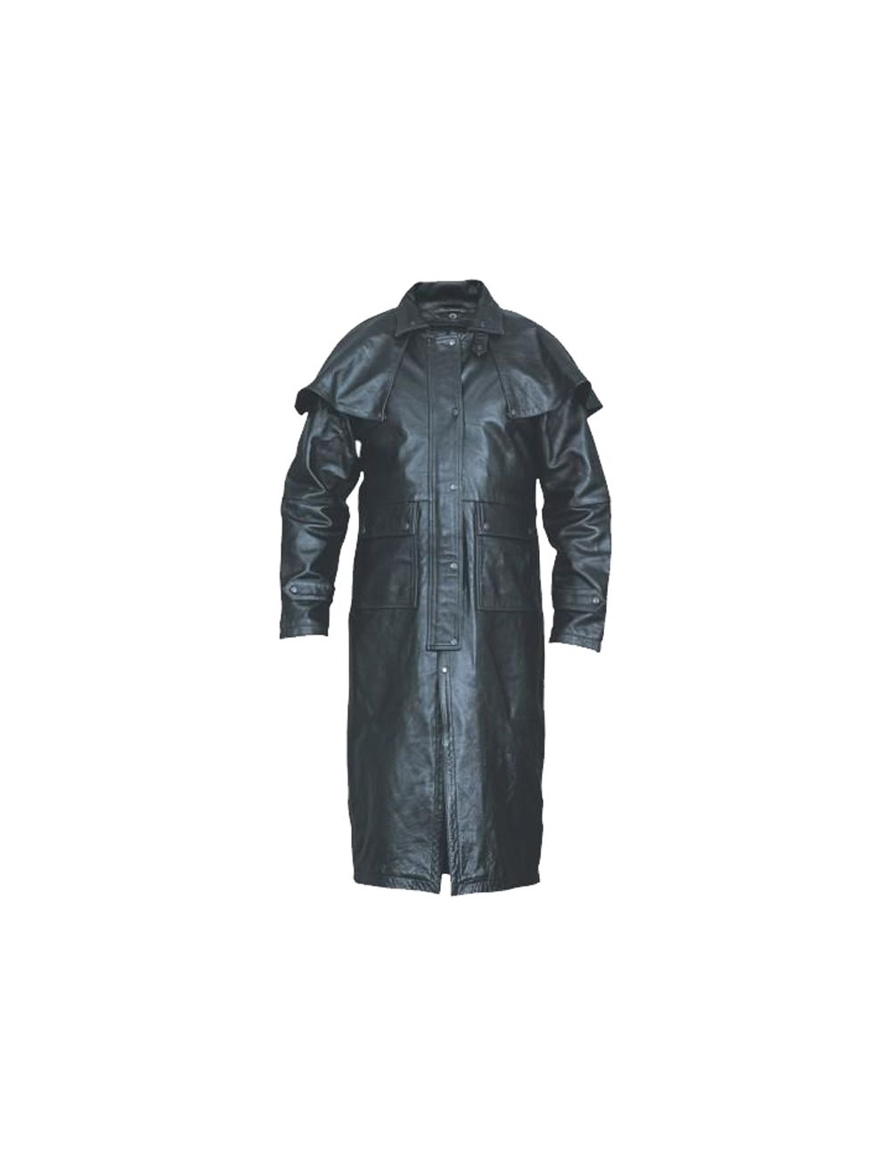 Leather duster with mantle sale