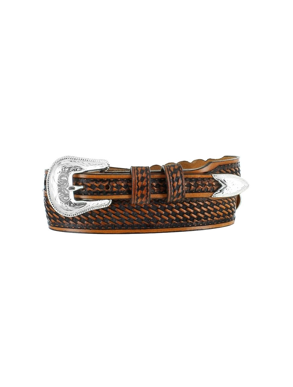 Silver Creek Leather Strap 3/4X48 Black