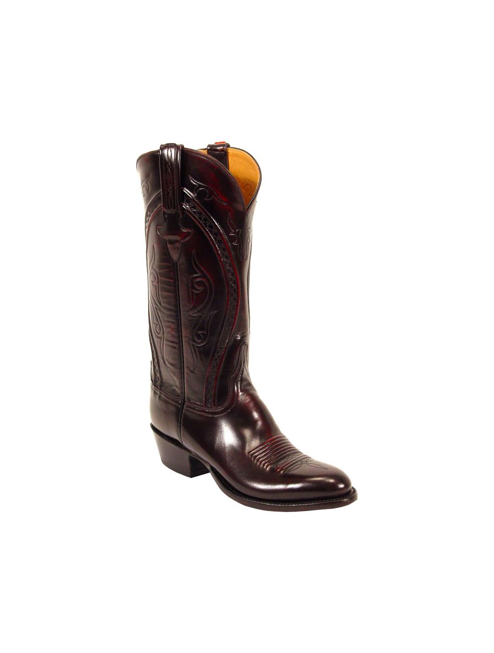 Lucchese Classics L1509 Men's Black Cherry Goat Medium Round Toe