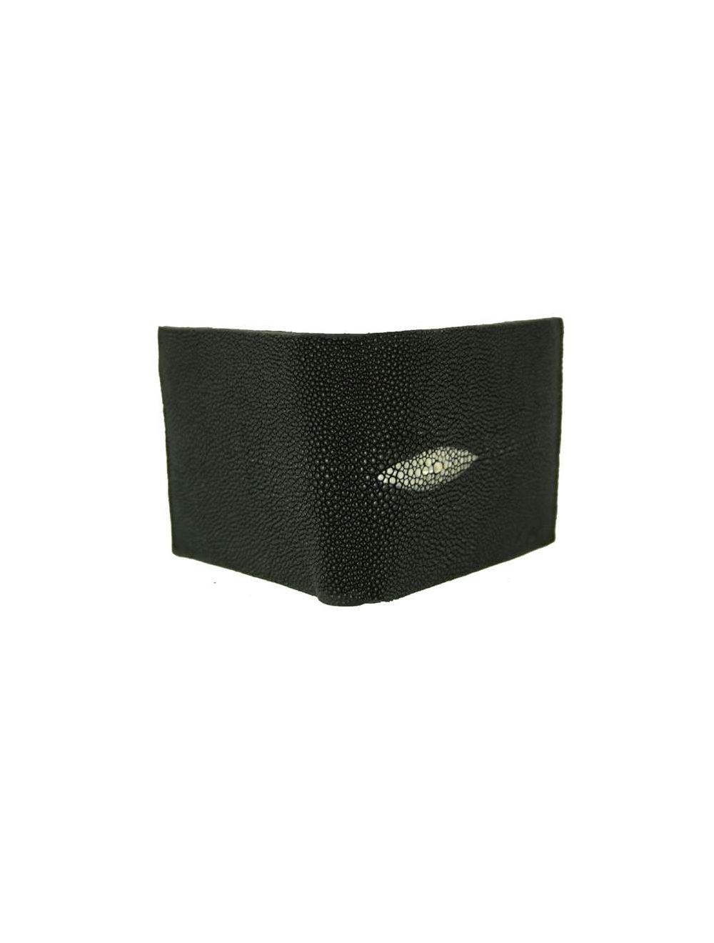 Lucchese Black Bifold Ostrich Wallets