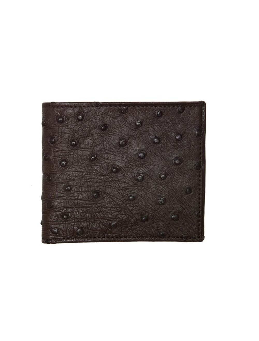 Lucchese Black Bifold Ostrich Wallets