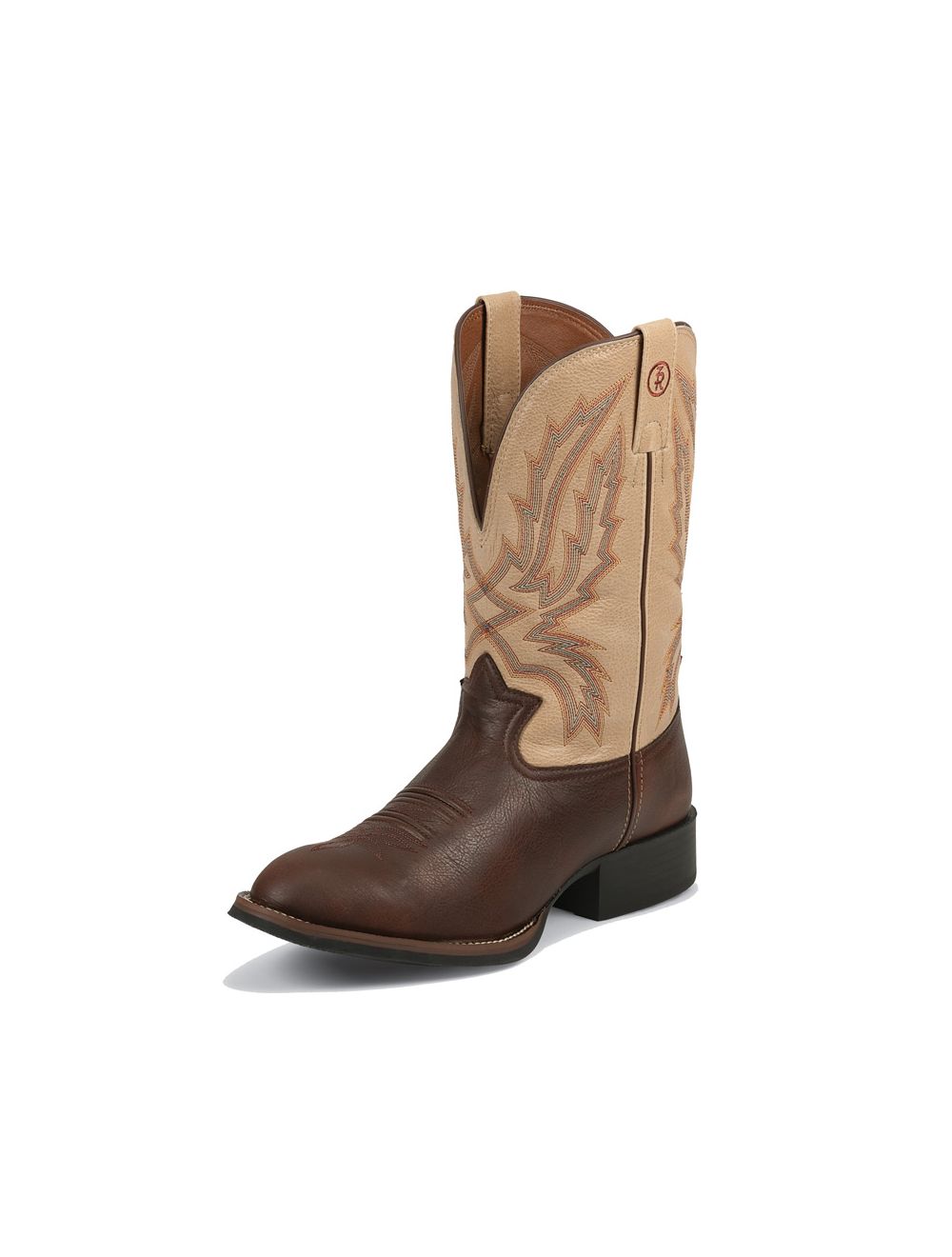 TONY LAMA MEN'S BROWN ALPINE ROUND TOE COWBOY BOOTS