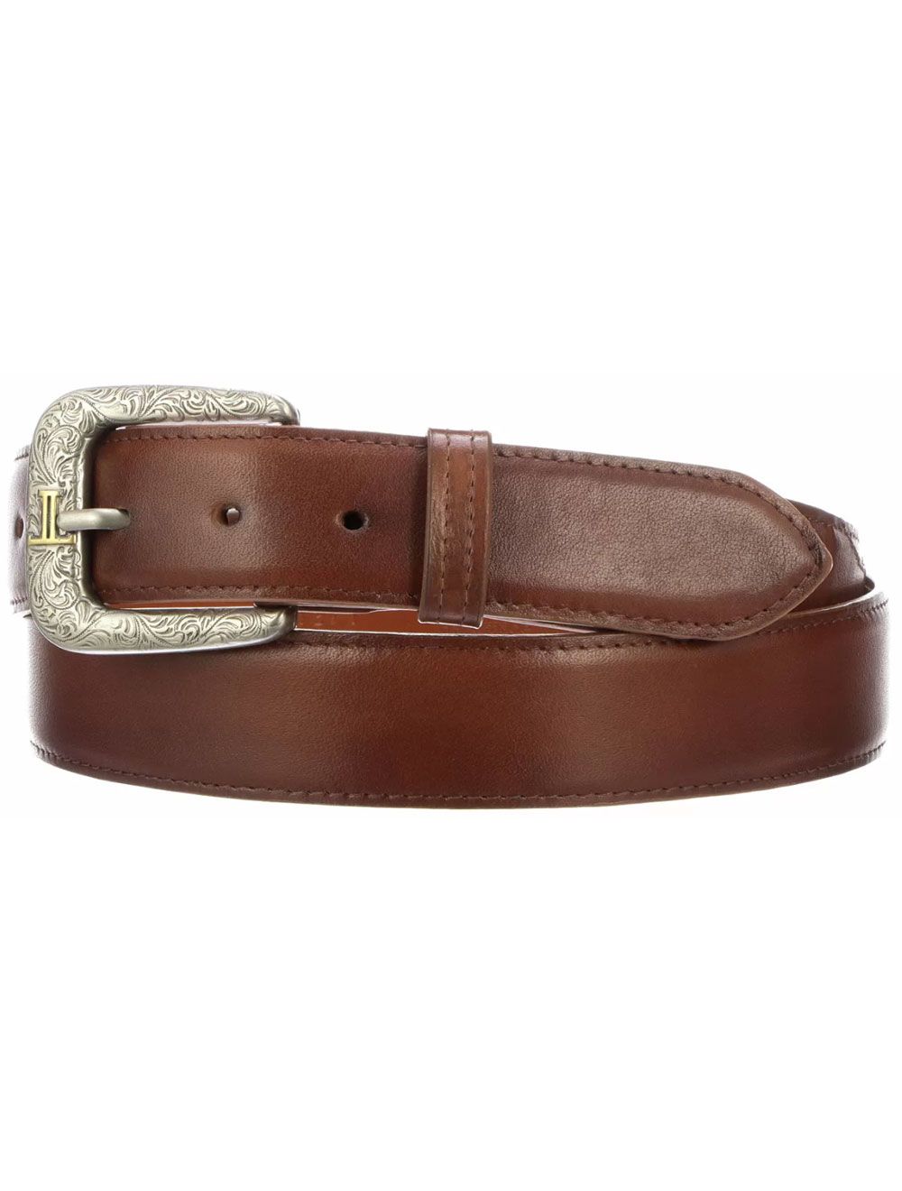 Lucchese Mens W4271 Cognac Ranch Hand Western Belt