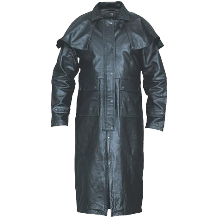 Men's Buffalo Leather Duster