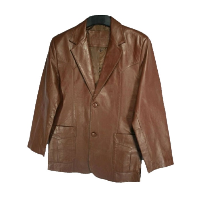 Western Blazer Brown Lamb Skin