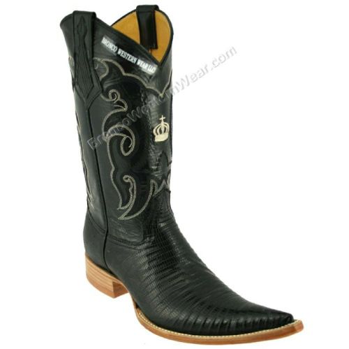 mens black pointed toe cowboy boots