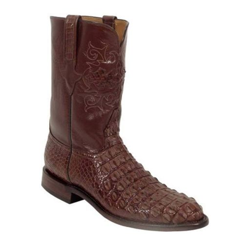 lucchese brown alligator boots