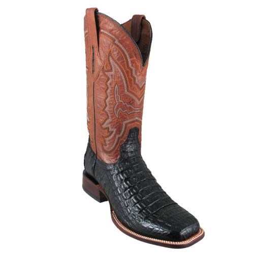 lucchese square toe gator boots