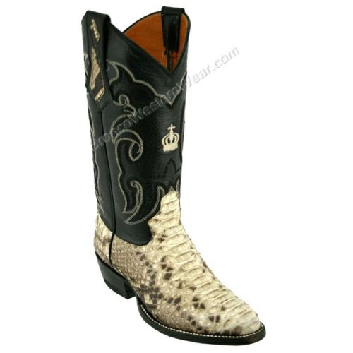 ladies snakeskin cowboy boots