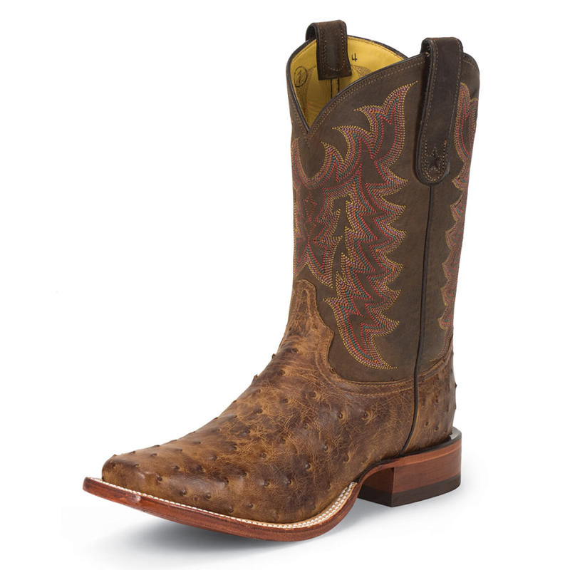 tony lama chocolate vintage smooth ostrich