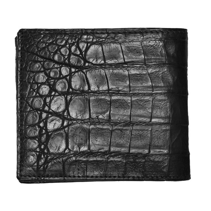 Lucchese Black, Sienna, Cognac Genuine Crocodile Hipster Wallets