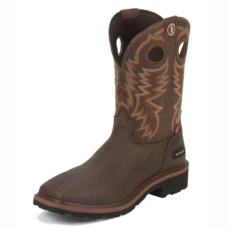 TONY LAMA MEN'S BRIAR GRIZZLY W/P COMPOSITION SQUARE TOE